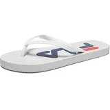 Fila Troy men Herren Slipper, Weiß (White), 44 EU