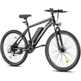 Touroll U1 26 MTB Elektrofahrrad 13Ah 65KM Reichweite mit 250W Motor - schwarz