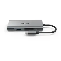 Acer 7-in-1 Mini Dock (Silber, HDMI, USB-A, USB-C)