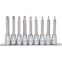 KS Tools 1/2" Bit-Stecknuss-Satz, lang, 9-tlg.
