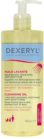 Dexeryl Reinigungsöl Gesicht Und Körper Sehr Trockene Zu Ekzemen Neigende Haut 500ml