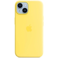 Apple Silikon Case mit MagSafe für iPhone 14 kanariengelb