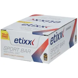 etixx Natural Oat Sport Bar süßer & salziger Karamell Geschmack