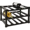2x Weinregal Flaschenregal Weinschrank Regal Wein für 24 Flaschen 0240