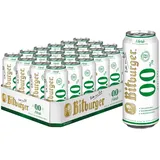 BITBURGER® 0,0% Herb Pils Alkoholfrei | Dosen-Bier (24x 0,5l) | Hopfenbetonter Pilsgenuss | Aus Besten Hopfensorten | Nach Deutschem Reinheitsgebot Gebraut