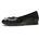Geschlossene Ballerinas Schwarz Black Leather 39 5 EU