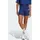 adidas Essentials 3-Streifen High Waisted kurze Leggings - dark blue/white, XS