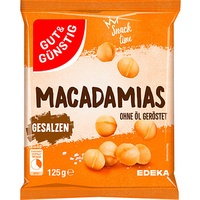 GUT&GÜNSTIG Macadamias geröstet & gesalzen 125,0 g