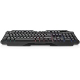 Nedis Wired Gaming Keyboard - USB Type-A - Folientasten - LED - QWERTY - ND-Layout - Stromversorgung über USB - Netzkabellänge: 1.30 m - Multimedia