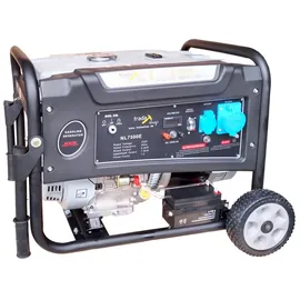 Fradashop Benzin Generator AVR 7kW 2x230V Benzintank Stromgenerator Stromerzeuger Strom
