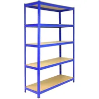 MonsterShop Monster Racking T-Rax Lagerregal Blau 180cm H x 120cm L x 45cm B