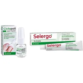 Ciclopoli gegen Nagelpilz (3.3 ml) + Selergo 1% (20 g)