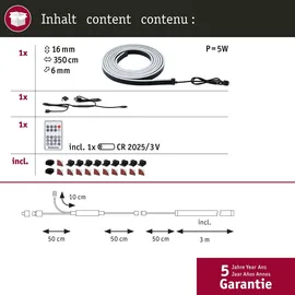 Paulmann LED-Streifen EntertainLED 79556 5 W RGB+ 300 cm