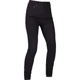 Richa Second Skin Damen Motorrad Jeans, schwarz,