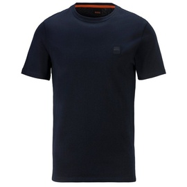 Boss T-Shirt mit Label-Print Modell TALES blau | S