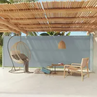 VidaXL Seitenmarkise Ausziehbar 200x600 cm Grau