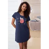 Peanuts Nachthemd mit Snoopy-Druck Blau 40/42