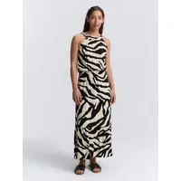 Tom Tailor Kleid - Abstract Beige Zebra - 40