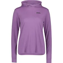 Mons Royale Damen Pivot Merino Hoodie (Größe L, lila)