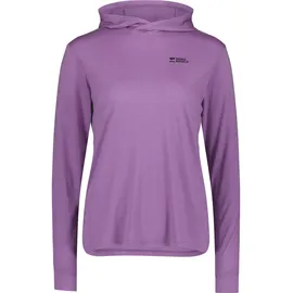 Mons Royale Damen Pivot Merino Hoodie (Größe L, lila)