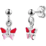 Scout Ohrhänger Schmetterling pink/rosa 262113100 925 Sterling Silber