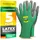 Grüntek Arbeitshandschuhe Schutzhandschuhe, Latex-Beschichtung, grün, Größe 8 / M, 5 Paar