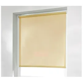 K-HOME Klemmfix-Minirollo 80150 (B:H) Beige Verdunklung, Stoff, 80 x 150 cm
