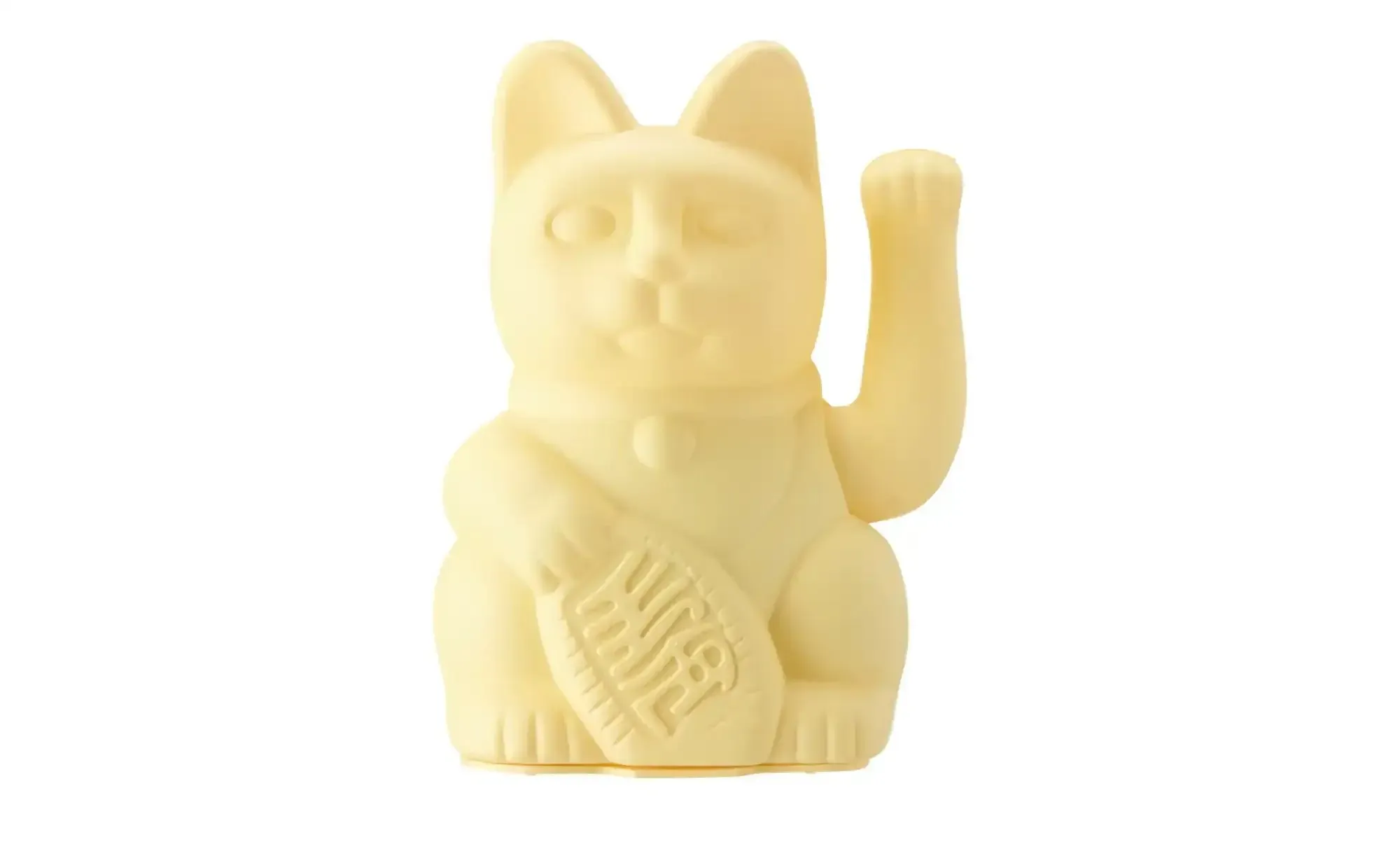 DONKEY Winkekatze   ¦ gelb ¦ Kunststoff ¦ Maße (cm): B: 8,5 H: 15