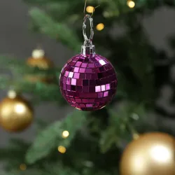 Christbaumschmuck Discokugel - Spiegelkugel - Weihnachtskugel - 5x5mm Spiegel - ...