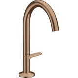 HANSGROHE Axor One Select 170 Waschbeckenarmatur brushed red gold
