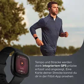 Fitbit Versa 3 schwarz/aluminium schwarz