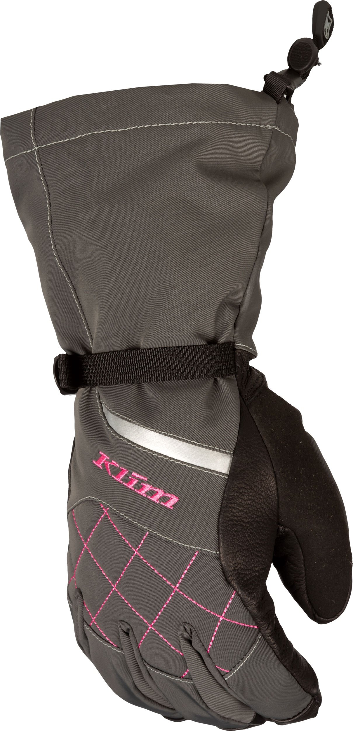 Klim Allure, gants Gore-Tex femmes - Gris/Noir/Fuchsia - XL