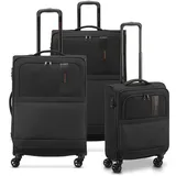 Roncato Metropolitan Koffer-Set 3-tlg. nylon/schwarz