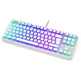 ENDORFY Thock TKL Pudding, Onyx White, PBT, LEDs RGB, Kailh BROWN, USB, DE (EY5D012)