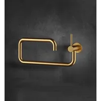 MGS MILANO SPIN PF Küchen-Wandarmatur für kaltes Wasser - light gold