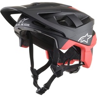 Alpinestars Vector Pro Helmet-Atom Black Red Matt Motorrad Helm, Weiß, M (57/58)