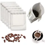 KaffeeFilter, Filterpapier für Kaffeekanne, 50 Stück Tragbare Kaffee-Papier-Filter, Papier-Kaffeefilter, Tragbare Kaffeefilter für die meisten Tassen, Reisen, Home, Office, Camping