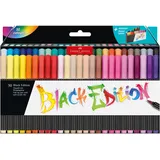 Faber-Castell Filzstift Black Edition 50 St. schwarz