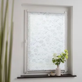 LIEDECO Klemmfix-Plissee 60 x 130 cm Polyester Weiß