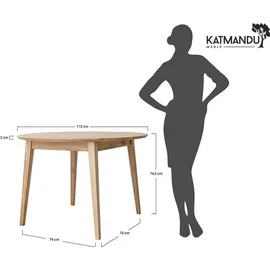 meble katmandu Orbetello Ø 110 cm geölt beige