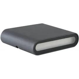 KANLUX Außenwandleuchte Aluminium 11,5 cm IP54 8W Graphit