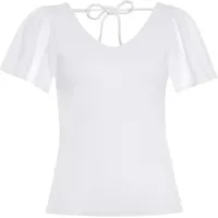 VIVANCE V-Shirt Damen weiß Gr.40/42