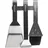 ADURO Kaminbesteck Magnetic Tools 3-tlg. Edelstahl grau