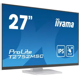 Iiyama ProLite T2752MSC-W1 68.6cm (27") IPS Multitouch Monitor weiß