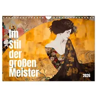 Calvendo Im Stil der großen Meister (Wandkalender 2026 DIN