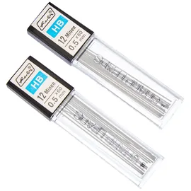 Herlitz Druckbleistiftmine HB, 0.5 mm, 2x 12 Stück