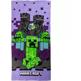 Minecraft Badetuch 70 x 140 cm mehrfarbig