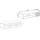 masseno Almeria Lowboard 160,6 cm Braun MDF
