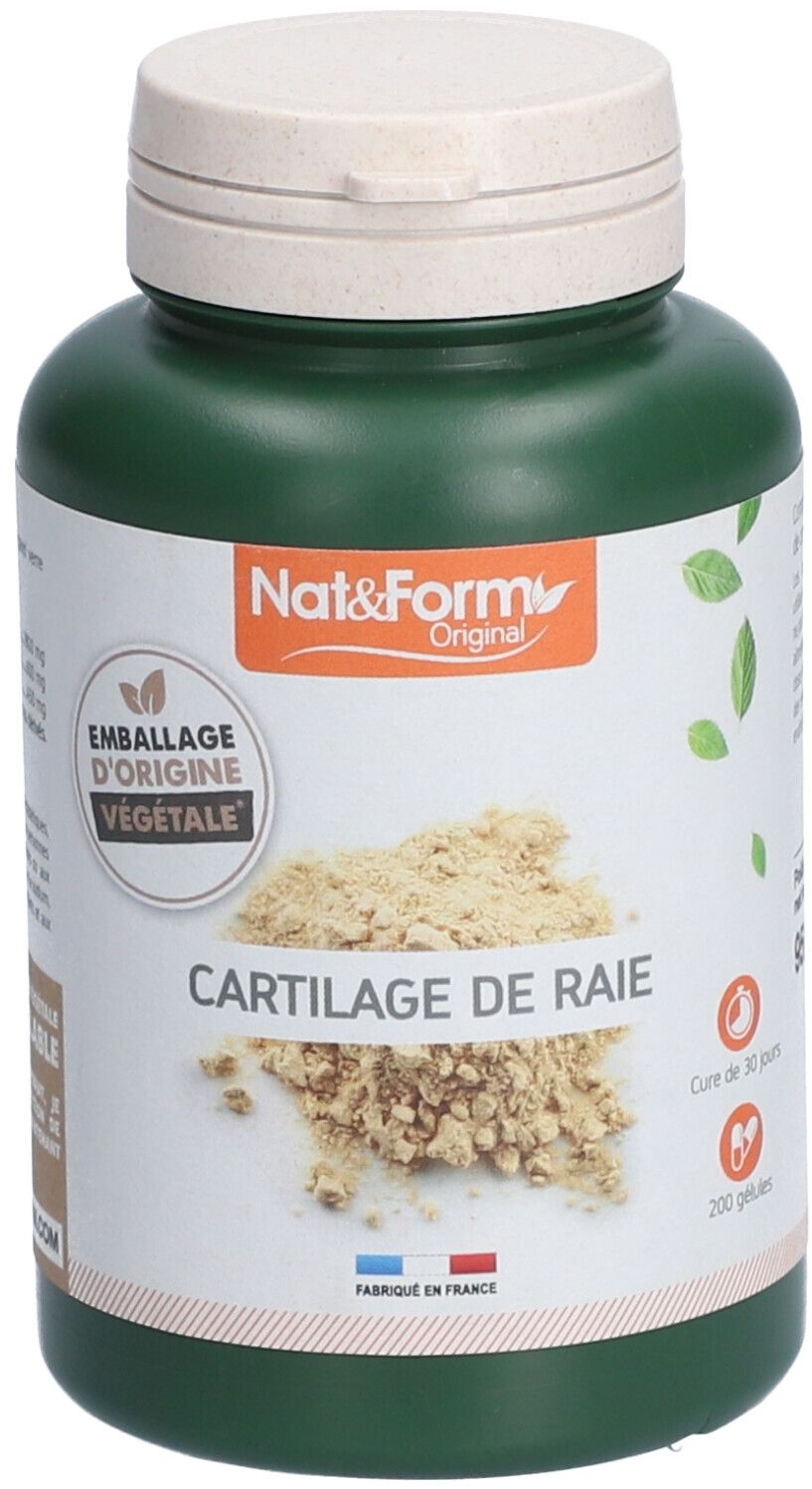 Nat&Form CARTILAGE DE RAIE 200 pc(s) capsule(s)
