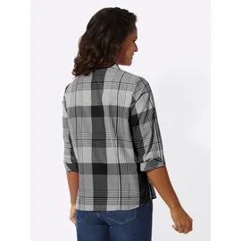 Casual Looks Karobluse schwarz/weiß 40
